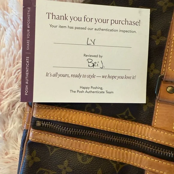 Louis Vuitton Brown Monogram Travel Bag - Poshmark Authentication Included - Picture 2 of 16